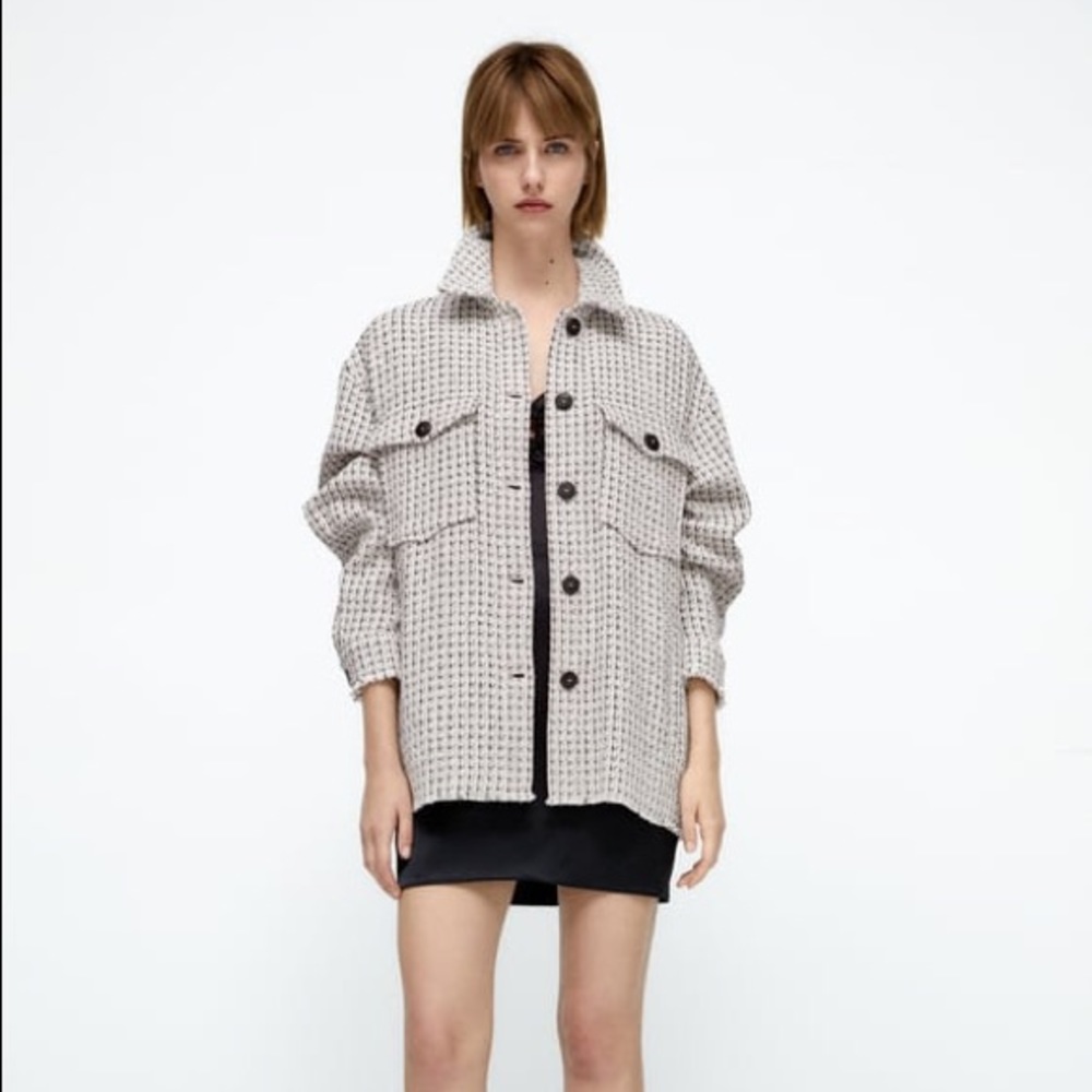 Zara Tweed Overshirt